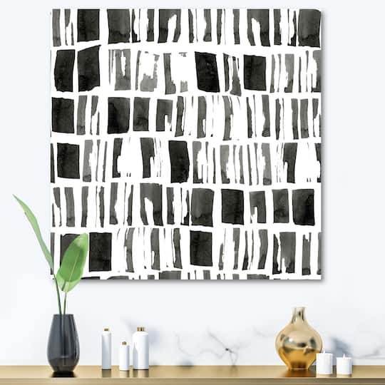 Designart - Abstract Monochrome Bricks